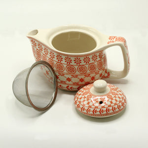 Small Amber Design Herbal Teapot