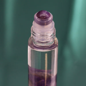 Amethyst Essential Roller Oil Bottle - The Moon