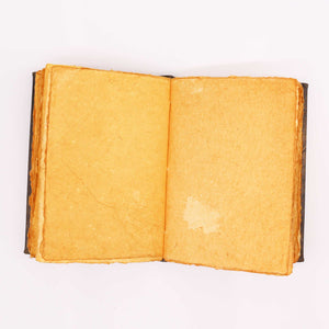 Large Brown Zinc Triple Moon Tan Book