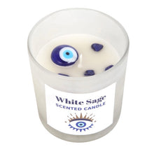 Load image into Gallery viewer, All Seeing Eye Crystal Chip Candle