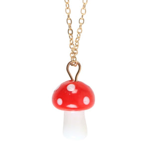 Toadstool Necklace & Card