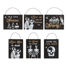Load image into Gallery viewer, Set Of 36 Til Death Do Us Party Signs