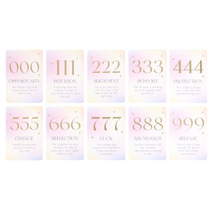 Angel Number Affirmation Cards