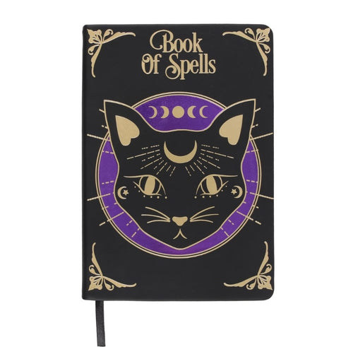 Mystic Mog Book Of Spells Notebook