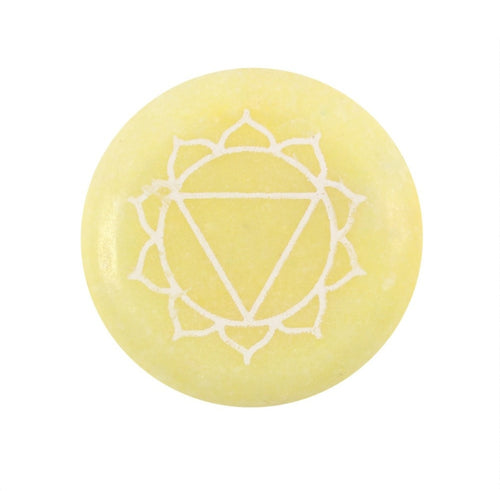 Solar Plexus Chakra Meditation Stone - Melluna_UK