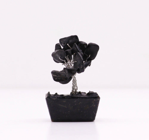 Mini Black Agate Crystal Tree