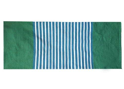 Blue & Green Indian Cotton Rug
