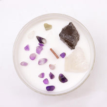 Load image into Gallery viewer, Crown Chakra Crystal Candle