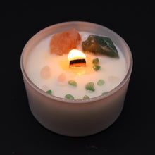 Load image into Gallery viewer, Heart Chakra Crystal Candle