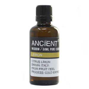 Lemon Essential Oil has a sharp, fresh smell and is extracted from the fresh lemon fruit peel by cold expression. This oil is refreshing to the mind, and sharpens concentration, so it is often preferred in room fresheners for offices and banks. It is believed to help with rheumatism, arthritis, and gout. It has been used to cure skin troubles like abscesses, boils, carbuncles, and acne. It boosts the immune system and cleanses the body.