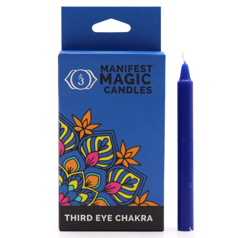 Indigo Third Eye Chakra Manifest Magic Candles