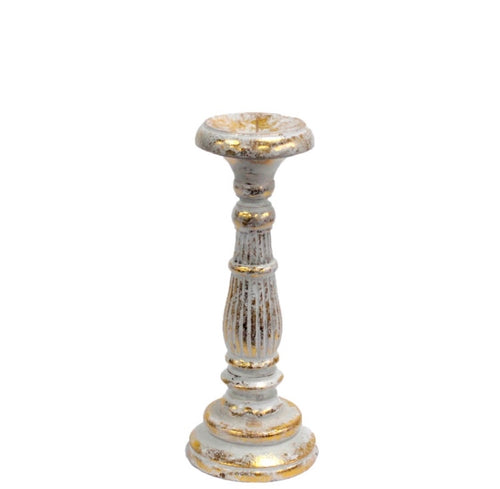 White Gold Small Candle Stand