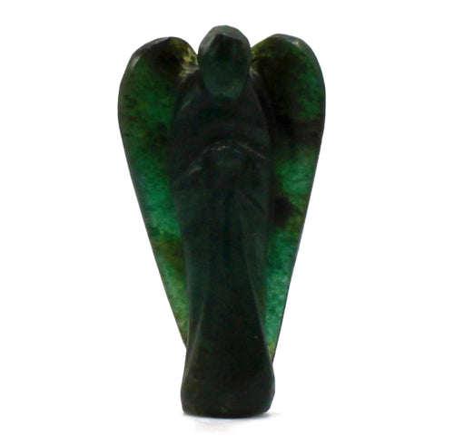 Hand Carved Green Aventurine Angel