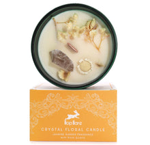 Load image into Gallery viewer, Crystal Flower Candle - The Lion