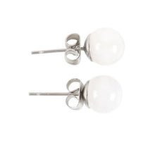 Load image into Gallery viewer, Clear Quartz Crystal Stud Earrings