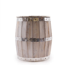 Load image into Gallery viewer, Beer Barrel Stool - Whitewash