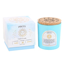 Load image into Gallery viewer, Pisces Gardenia Crystal Zodiac Candle