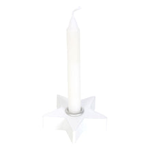 Load image into Gallery viewer, White Star Spell Candle Holder