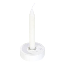 Load image into Gallery viewer, White Mystical Moon Spell Candle Holder
