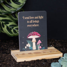 Load image into Gallery viewer, Affirmation Cards with Wooden Stand