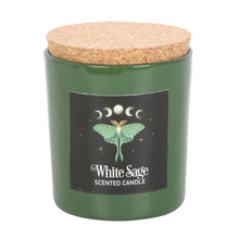 Load image into Gallery viewer, Luna Moth White Sage Candle