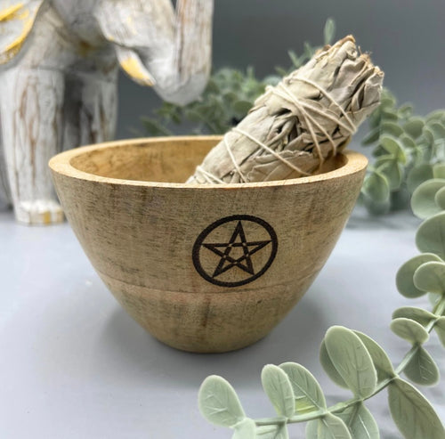 Pentagram Smudge & Offerings Bowl