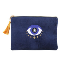 Load image into Gallery viewer, All Seeing Eye Velvet Make Up Bag