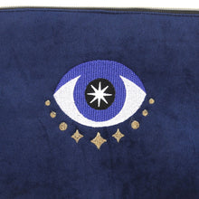 Load image into Gallery viewer, All Seeing Eye Velvet Make Up Bag