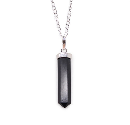 Black Agate Point Necklace