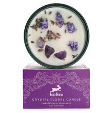 Load image into Gallery viewer, Crystal Flower Candle - The Moon