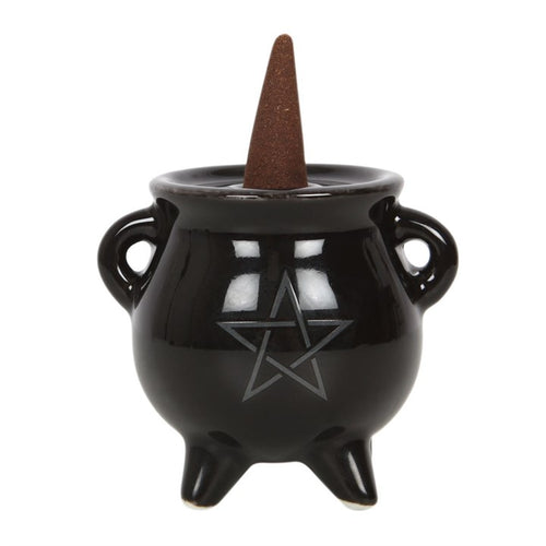 Pentagram Cauldron Ceramic Holder
