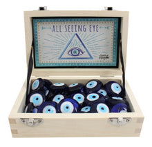 Load image into Gallery viewer, All Seeing Eye Protection Glass Charm