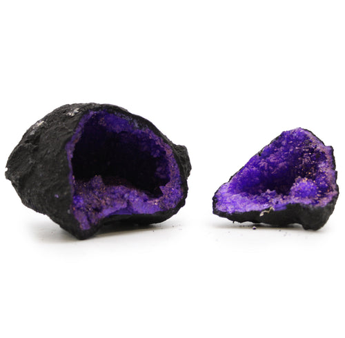 Black With Purple Geode