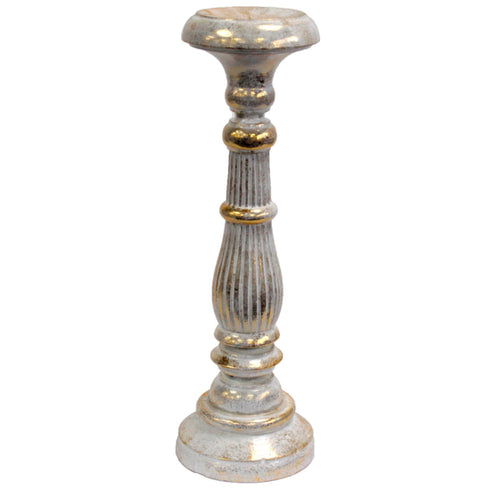 White Gold Large Candle Stand