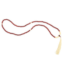 Load image into Gallery viewer, Self Confidence Rosewood &amp; Yellow Jasper Mallah Necklace