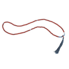 Load image into Gallery viewer, Communication Rosewood &amp; Sodalite Mallah Necklace
