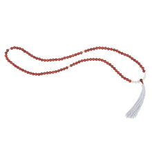 Load image into Gallery viewer, Stress Less Rosewood &amp; Clear Quartz Mallah Necklace
