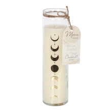 Load image into Gallery viewer, Moon Phase Coconut Tube Candle