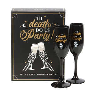 Til Death Do Us Party Champagne Flute Set