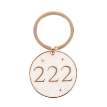 Load image into Gallery viewer, 222 Angel Number Keyring