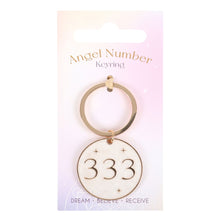 Load image into Gallery viewer, 333 Angel Number Keyring