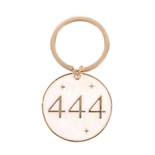 Load image into Gallery viewer, 444 Angel Number Keyring