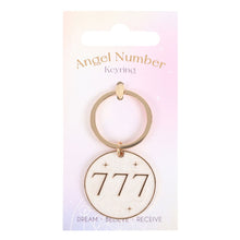 Load image into Gallery viewer, 777 Angel Number Keyring