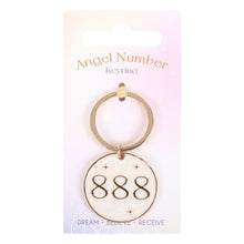 Load image into Gallery viewer, 888 Angel Number Keyring