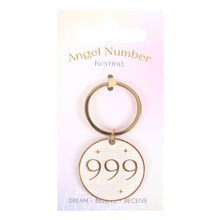 Load image into Gallery viewer, 999 Angel Number Keyring