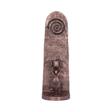 Load image into Gallery viewer, Bronze Spiral Goddess Incense Holder