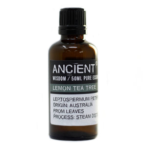 Lemon Tea Tree Essential Oil is a powerful anti-microbial, anti-septic and anti-histamine. It can be used to combat inflammatory skin conditions, aid sleep and concentration and makes an excellent room deodoriser. Lemon Tea Tree has a fresh astringent, lemony scent that is pungent and slightly herbaceous.