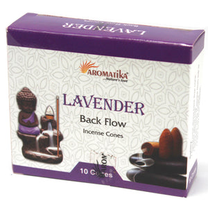 Lavender Back Flow Incense Cones - Melluna_UK