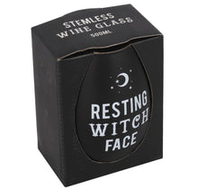 Load image into Gallery viewer, Resting Witch Face Stemless Wine Glass - Melluna_UK