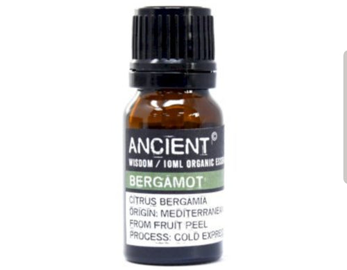 Bergamot Organic Essential Oil.  Bergamot Essential Oil is extracted by expression from the ripe as well as unripe fruits of the bergamot orange tree. This essential oil that smells citrus-like yet sweet, is great for creating a relaxed and happy feeling. It is useful in the treatment of urinary tract infections, skin troubles, and boosts the functions of the liver, spleen and stomach.